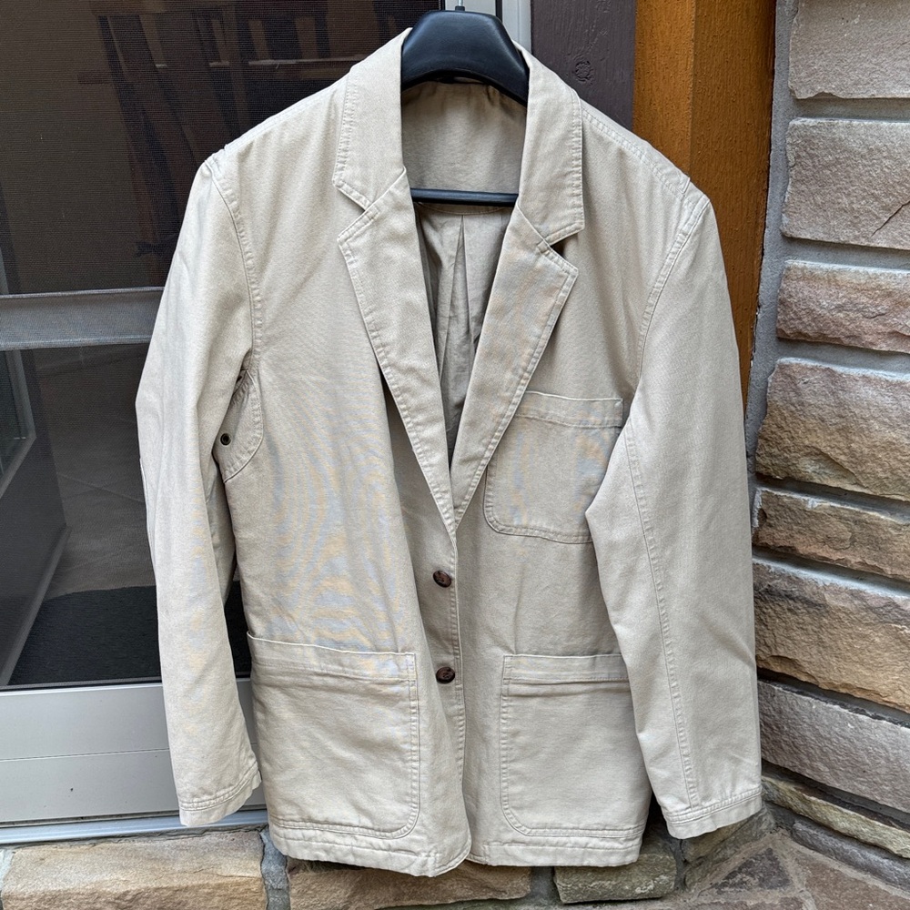 Deluth Trading Men's Beige Casual Jacket